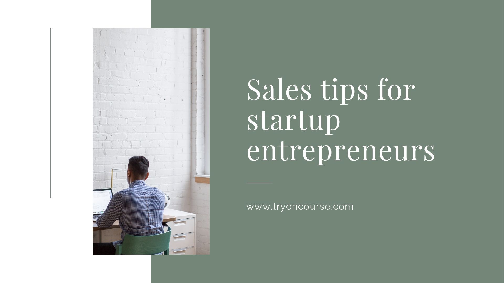 Sales tips for startup entrepreneurs Oncourse CRM Blog
