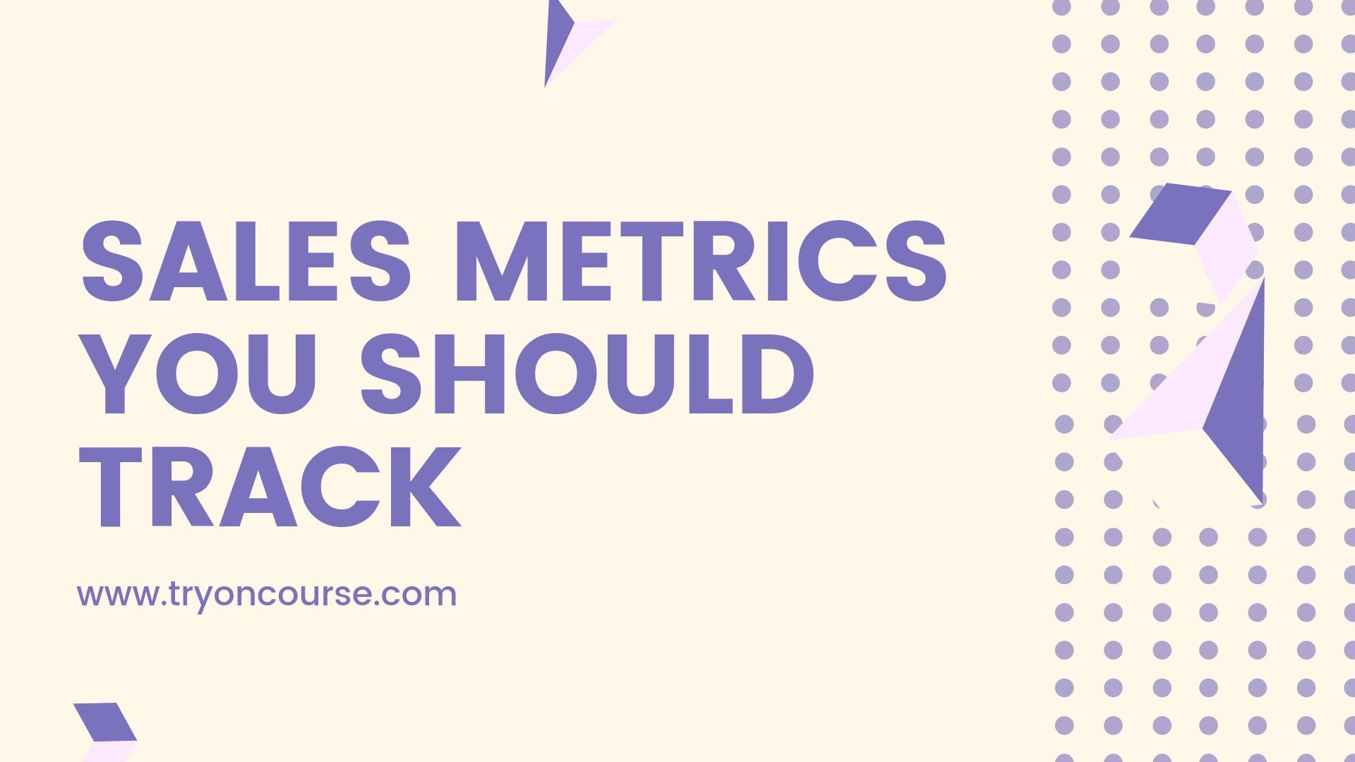 Sales metrics you should track