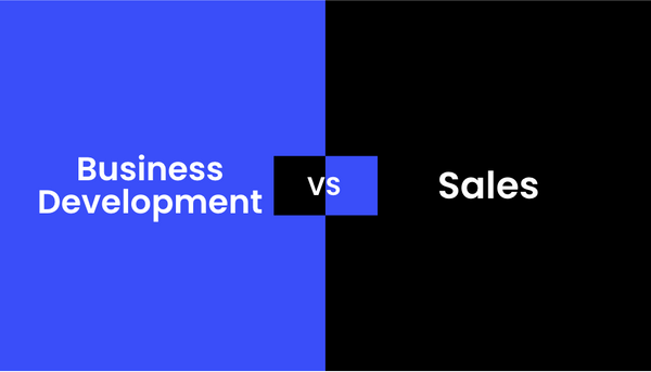 Business Development vs Sales
